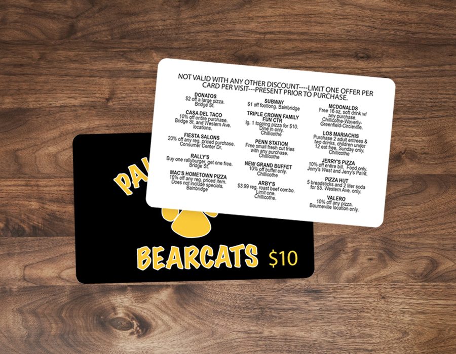 Plastic Fundraising Cards and Key Tags | Plastic Resource