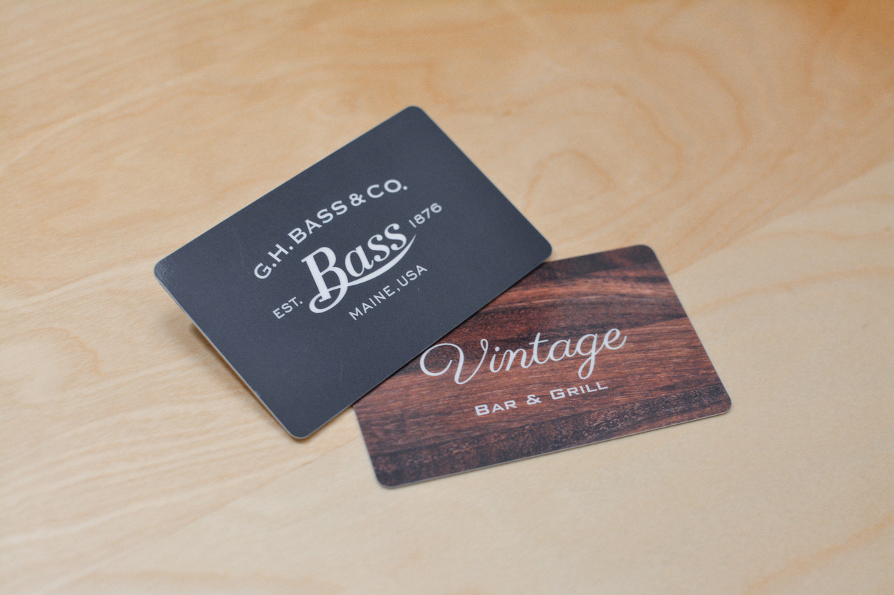 Two vintage-inspired designs for a clothing store and a restaurant