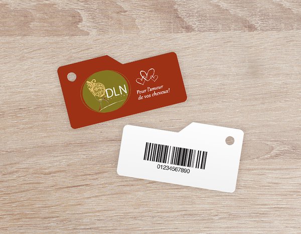 Custom Barcode Key Tags