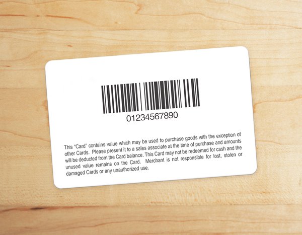 Barcode Gift Cards