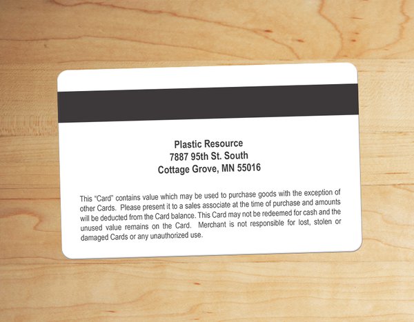 Custom Magnetic Stripe Cards