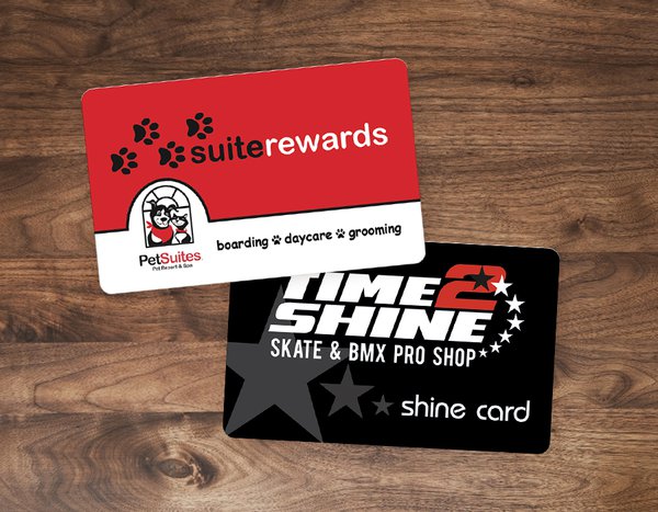 Custom Plastic Rewards Cards