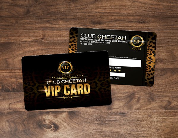 Custom Plastic VIP Cards