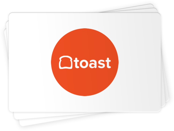 Gift Cards for Toast Systems' POS Plastic Resource